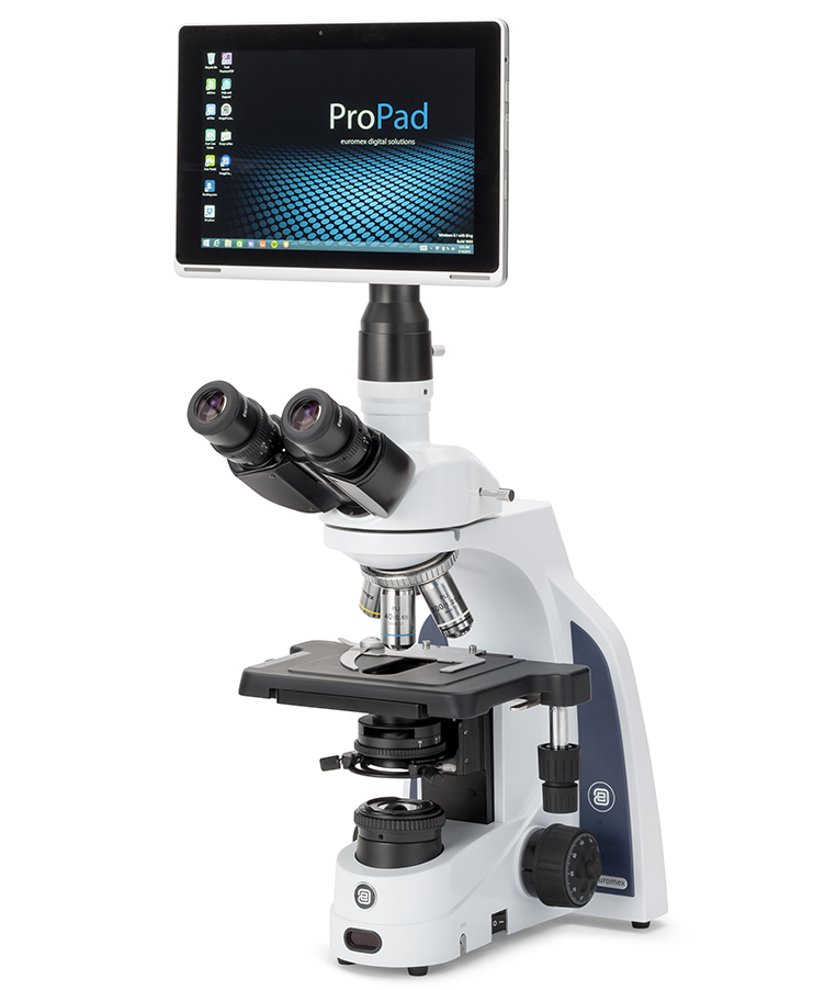 Tablet de 10,1“ con cámara de 1,3 MP para microscopia, ProPad de Euromex